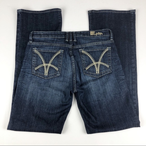 KUT From The Kloth Jackie Bootcut Dark Wash Jeans - Picture 7 of 8